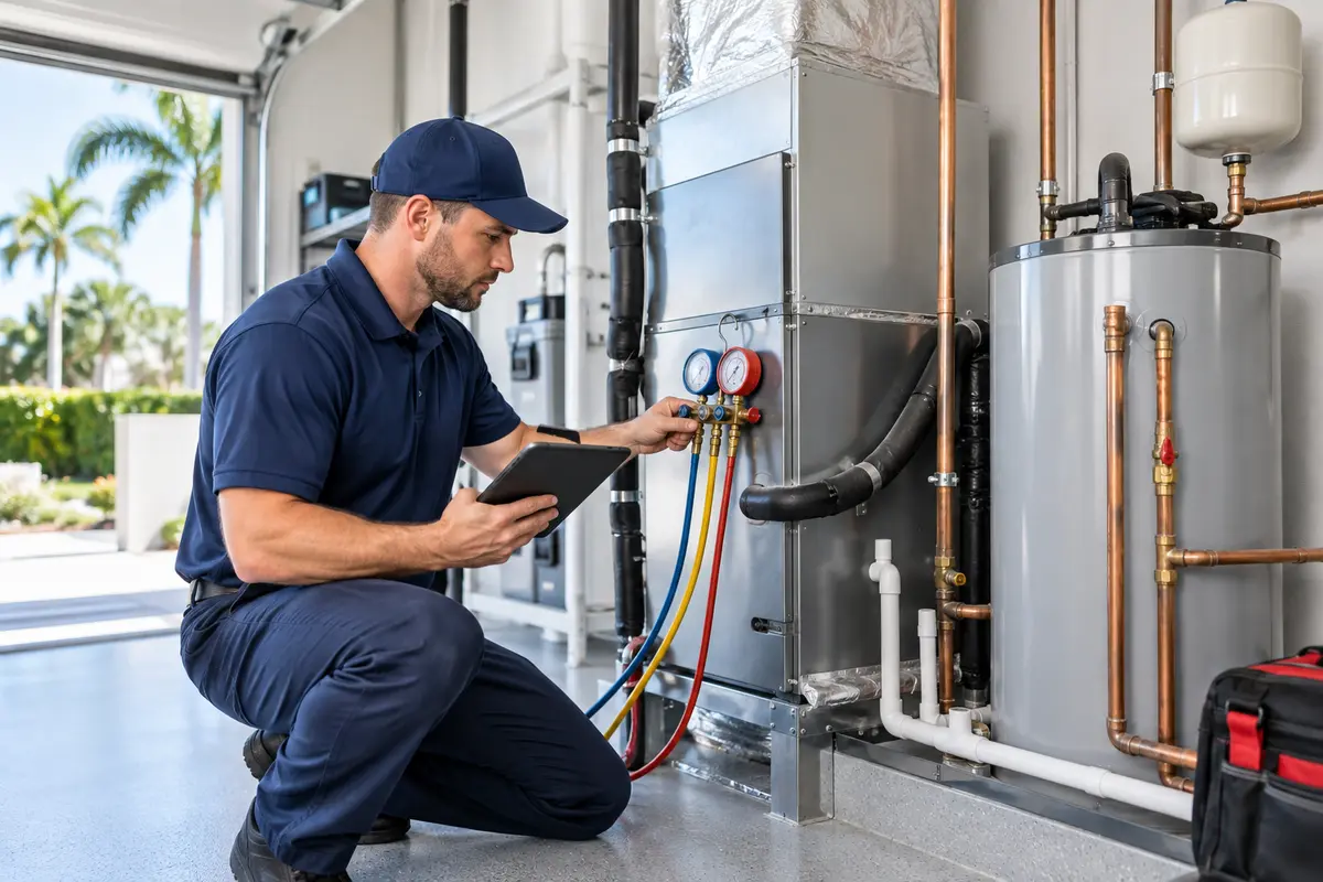 HVAC and plumbing technical service